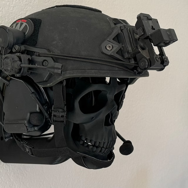 Title 4, Skull helm display tas voor huishoudelijk gebru...