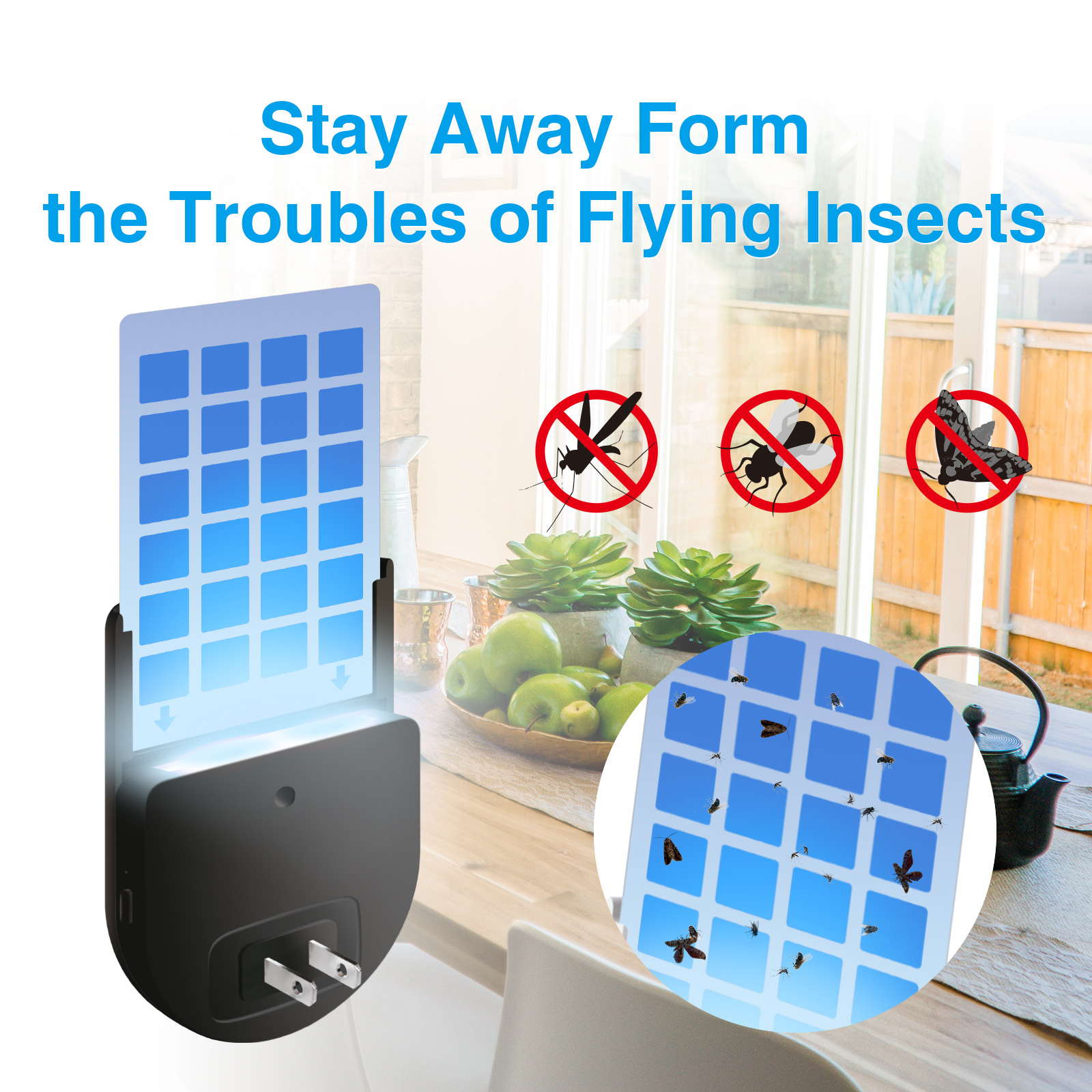 Title 6, Sticky Mosquito Killer Lamp Mosquito Indoor Sti...