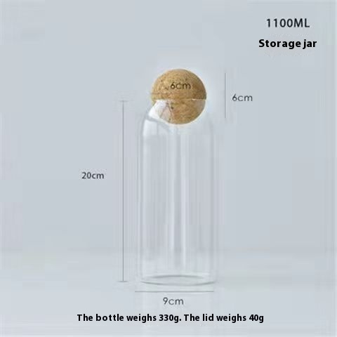 Title 4, Ball Cork Glass Jar Tea Seal