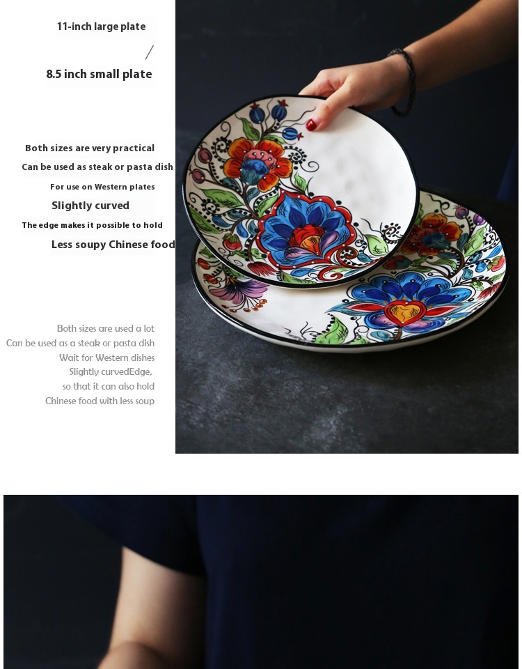 Title 12, Aomak Creative Tableware Irregular Western Cuis...