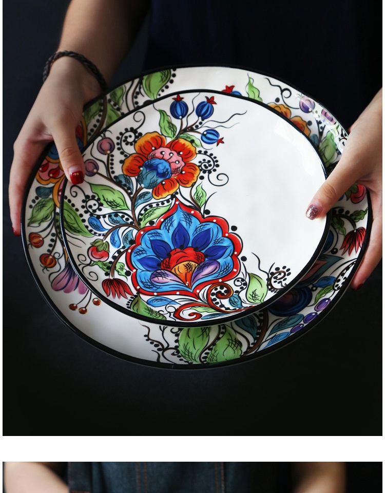 Title 13, Aomak Creative Tableware Irregular Western Cuis...