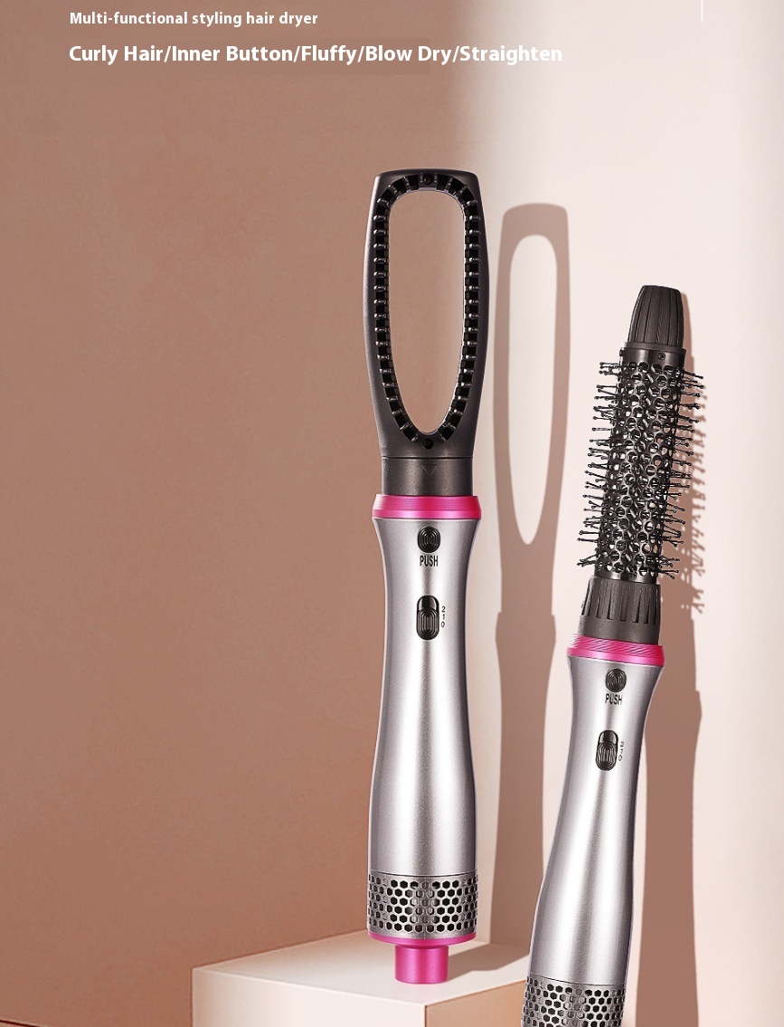 Title 1, Multifunctional Warm-air Comb Hair Curler And S...