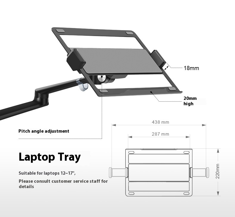 Title 6, Laptop Stand Desktop Adjustable Riser