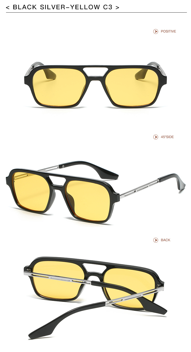 Title 13, Gafas de sol cuadradas grandes para hombre con ...