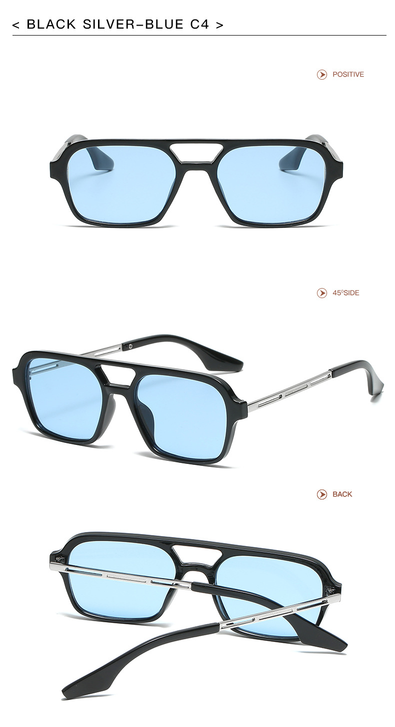 Title 14, Gafas de sol cuadradas grandes para hombre con ...