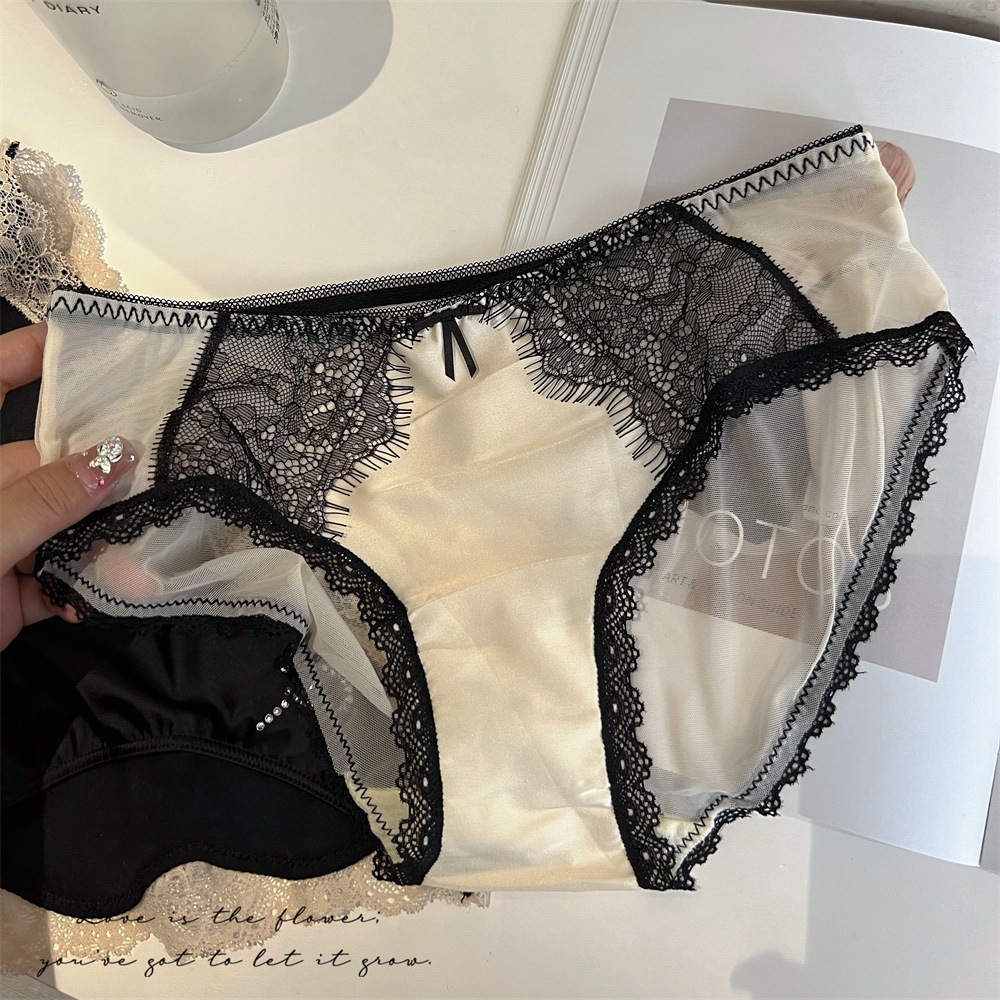 Title 8, Retro High Luxury Lace Underwear Women