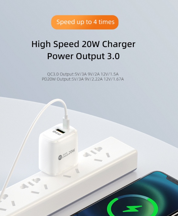 Title 3, Mobile Phone Charging Plug Fast Charge PD20W Ap...