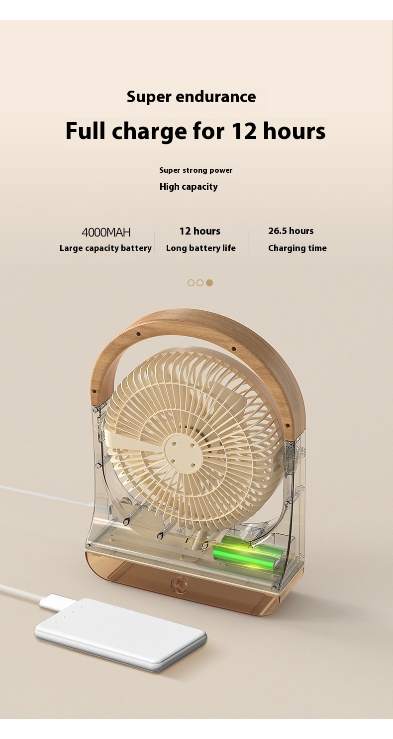 Title 4, Spray Multifunctional Portable Humidifying Fan