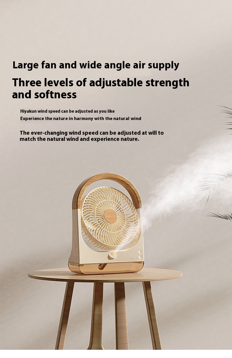 Title 6, Spray Multifunctional Portable Humidifying Fan