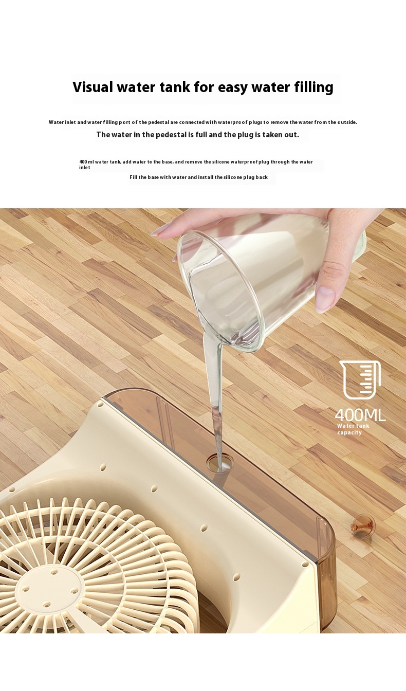 Title 13, Spray Multifunctional Portable Humidifying Fan