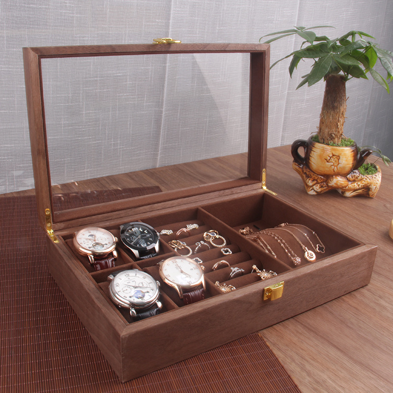 Title 3, Wooden Jewelry Box Household Minimalist