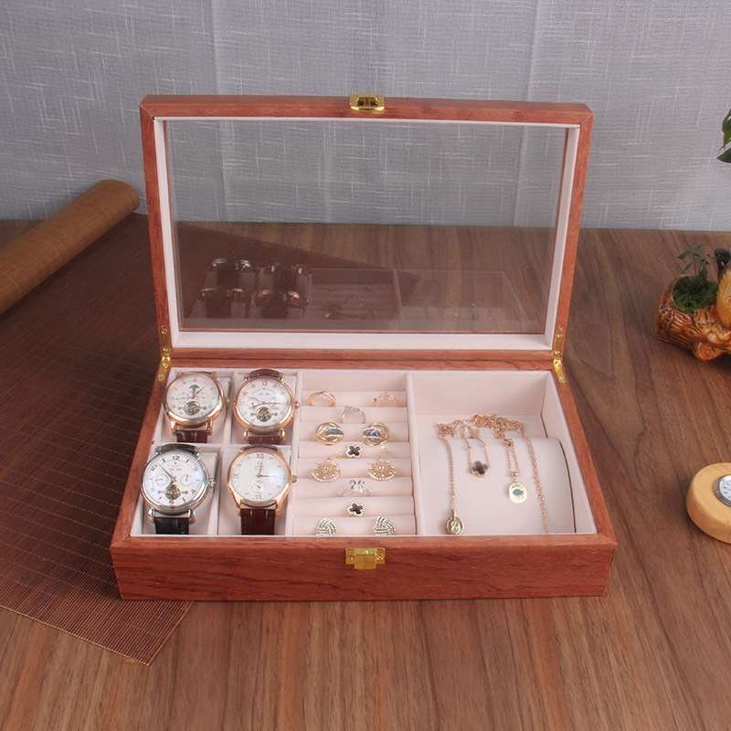 Title 5, Wooden Jewelry Box Household Minimalist