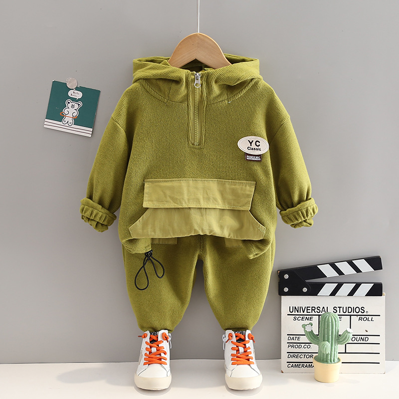 Title 4, Hoodie Pak met Langere Broek Comfort en Stijl G...