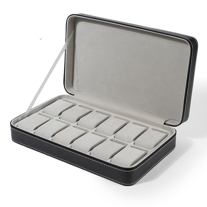 Title 5, Black Portable Flip Jewelry Storage Box