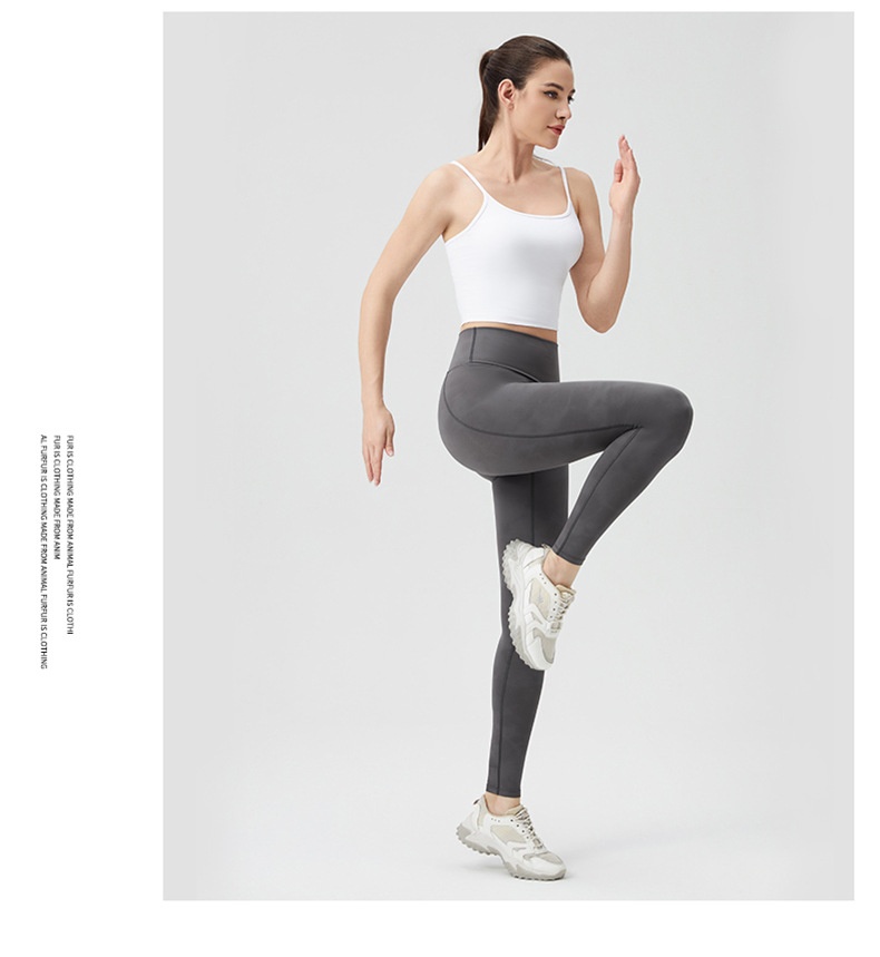 Title 5, Leggings da yoga stampati effetto nude da donna...