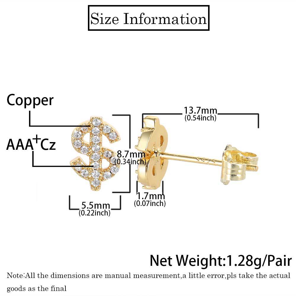 Title 7, Aretes de cobre con personalidad simple y circo...