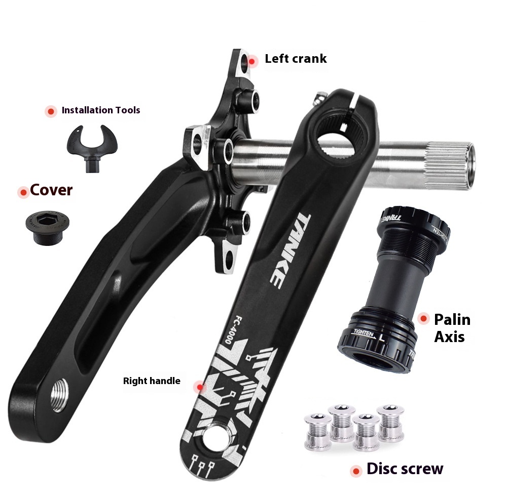 Title 12, Mountain Bike Single Plate GXP Crankset Aluminu...