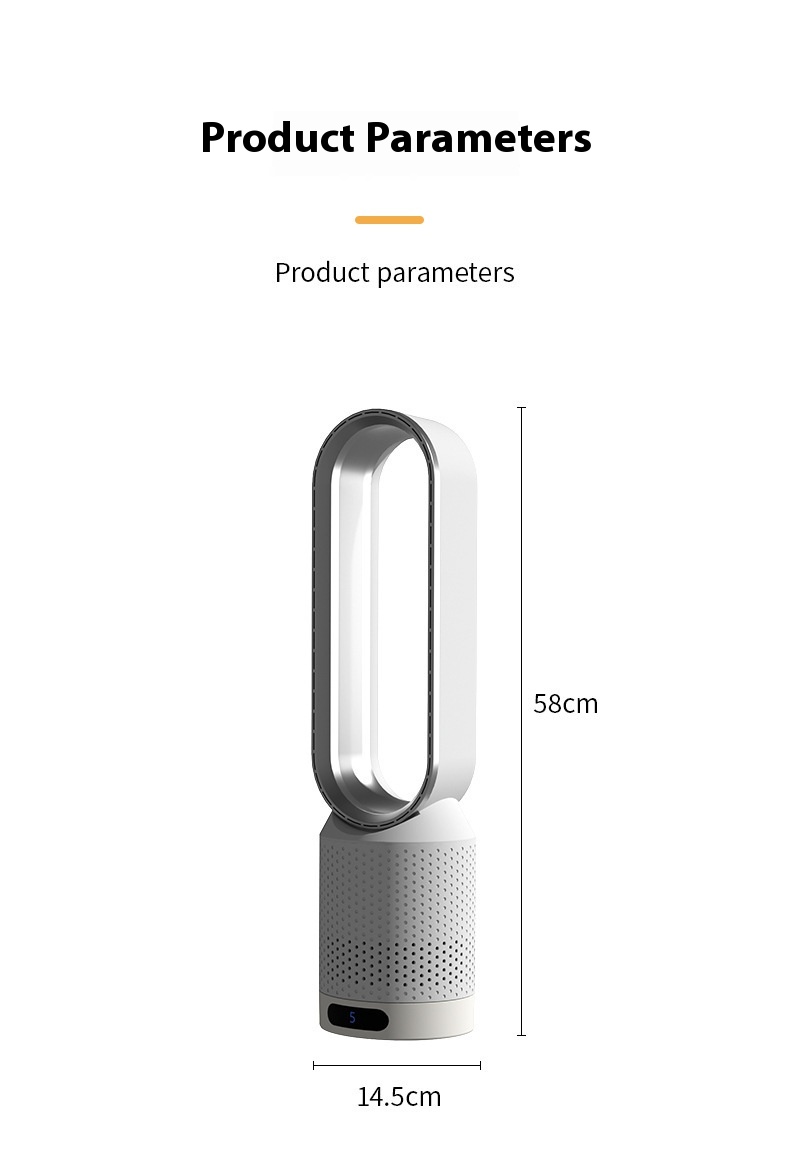 Title 9, Anion Luchtzuiverende Ventilator voor Binnen Zo...