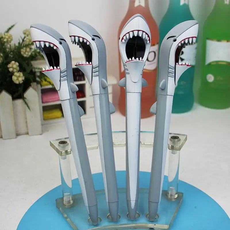 Title 1, Cute Cartoon Stationery Shark-shaped Ballpoint Pen