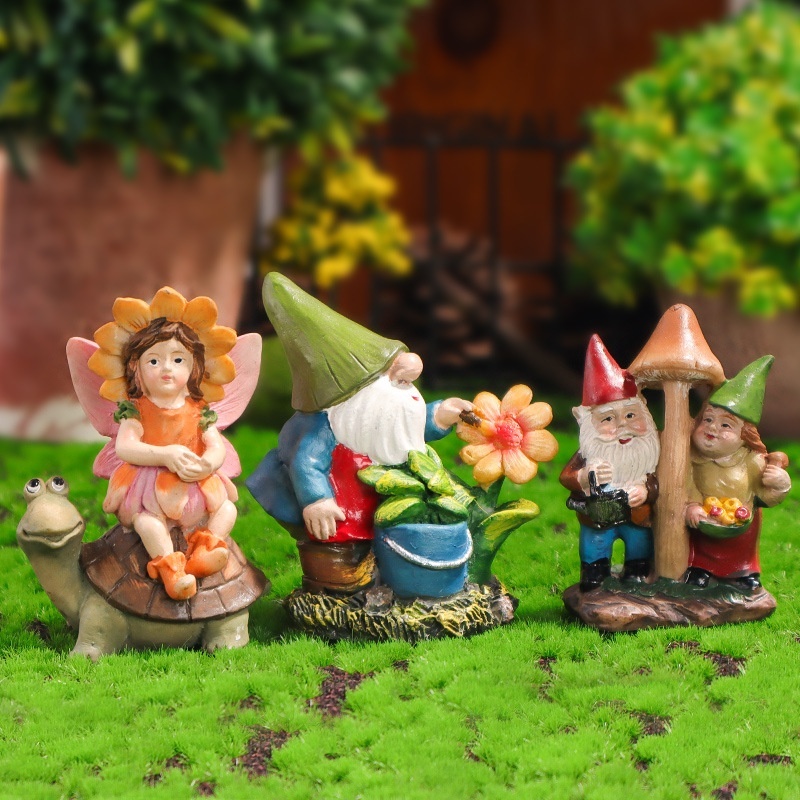 Title 5, Garden Micro Landscape Ornaments Resin