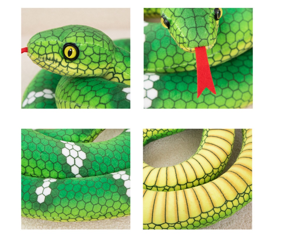 Title 8, Props Zoo Snake Doll ornamenten, perfect voor d...