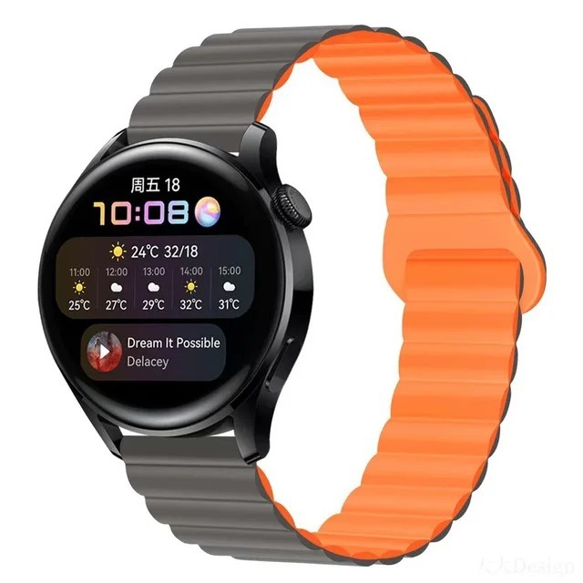 Title 5, GT43 Loop Silikon-Magnet-Uhrenarmband — Bequeme...