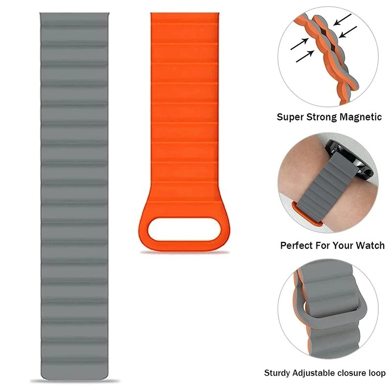 Title 11, Silicone Magnetic Watch Band GT43 Loop — Secure...