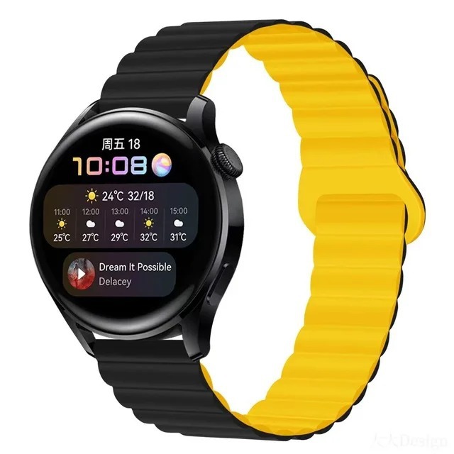 Title 12, Silicone Magnetic Watch Band Gt43 Loop