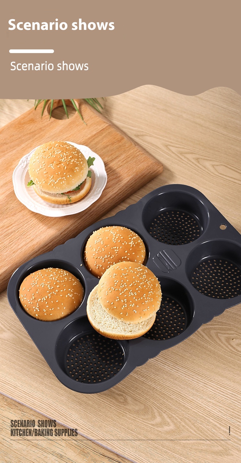 Title 2, Household Edible Silicon Hamburger Mold Multi-f...