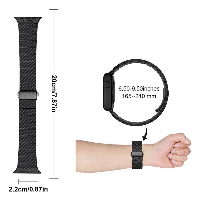 Title 3, Carbon Fiber Watch Ultra-light Wristband