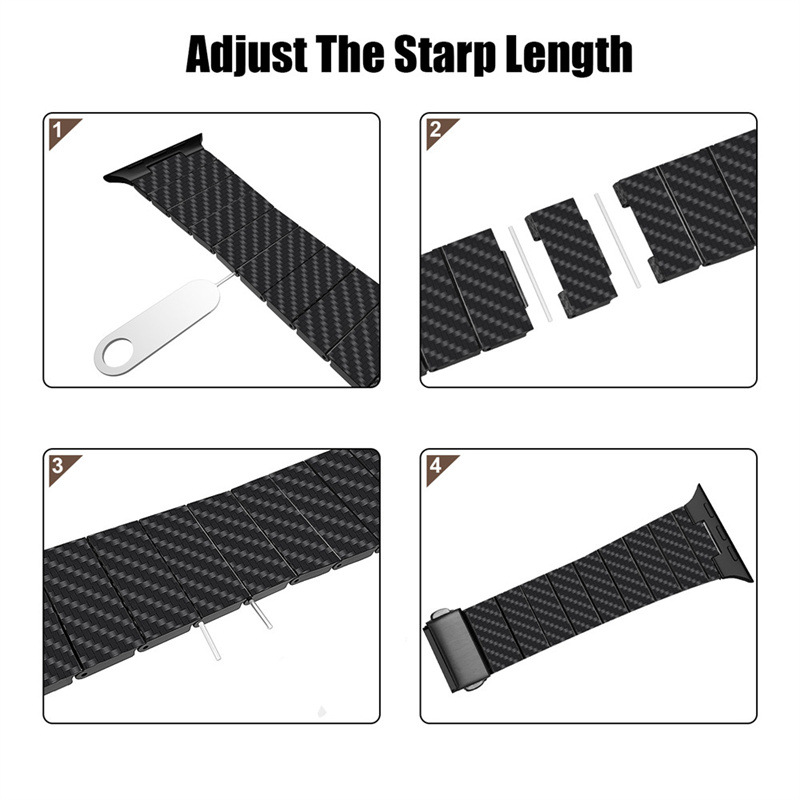 Title 4, Carbon Fiber Watch Ultra-light Wristband