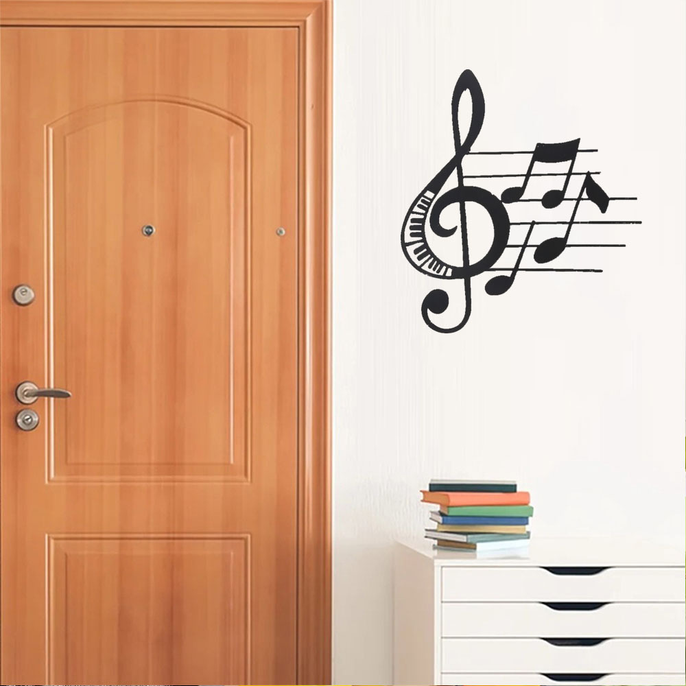 Title 1, Treble Clef and Musical Note Wall Decoration, W...