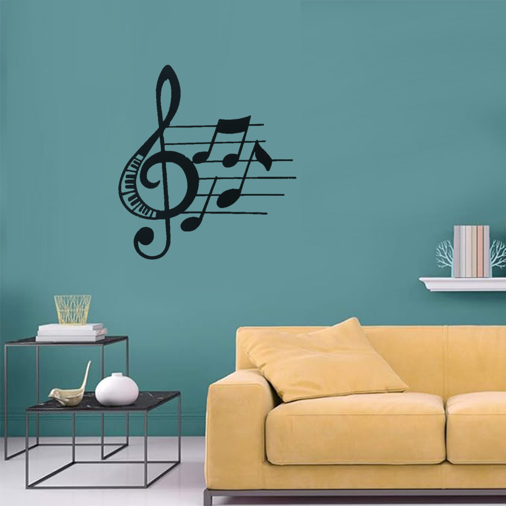 Title 6, Treble Clef And Musical Note Wall Decoration Wr...