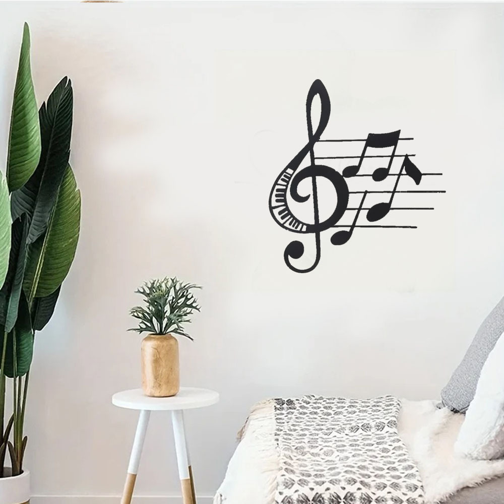 Title 8, Treble Clef And Musical Note Wall Decoration Wr...