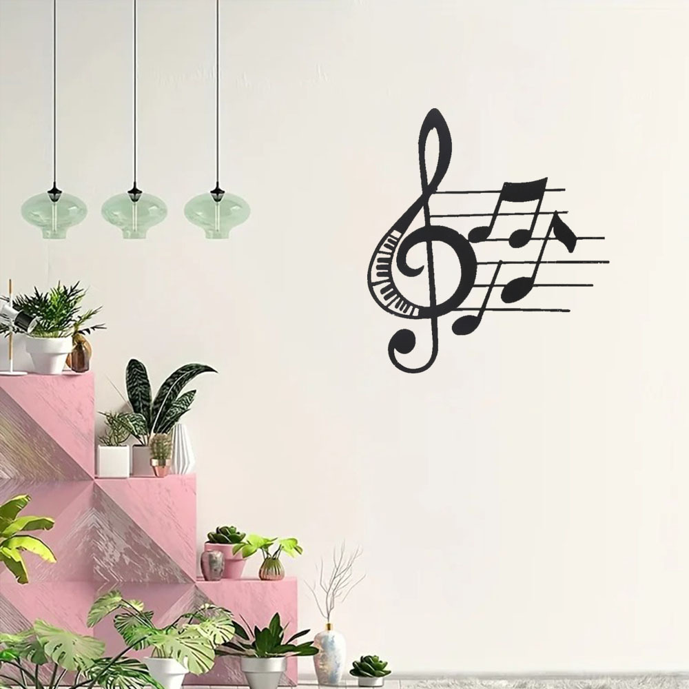 Title 9, Treble Clef and Musical Note Wall Decoration, W...