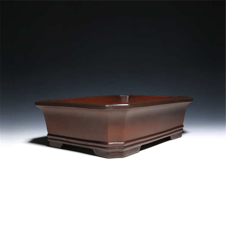 Title 1, Purple Sand Flower Pot Rectangular Bonsai Basin...