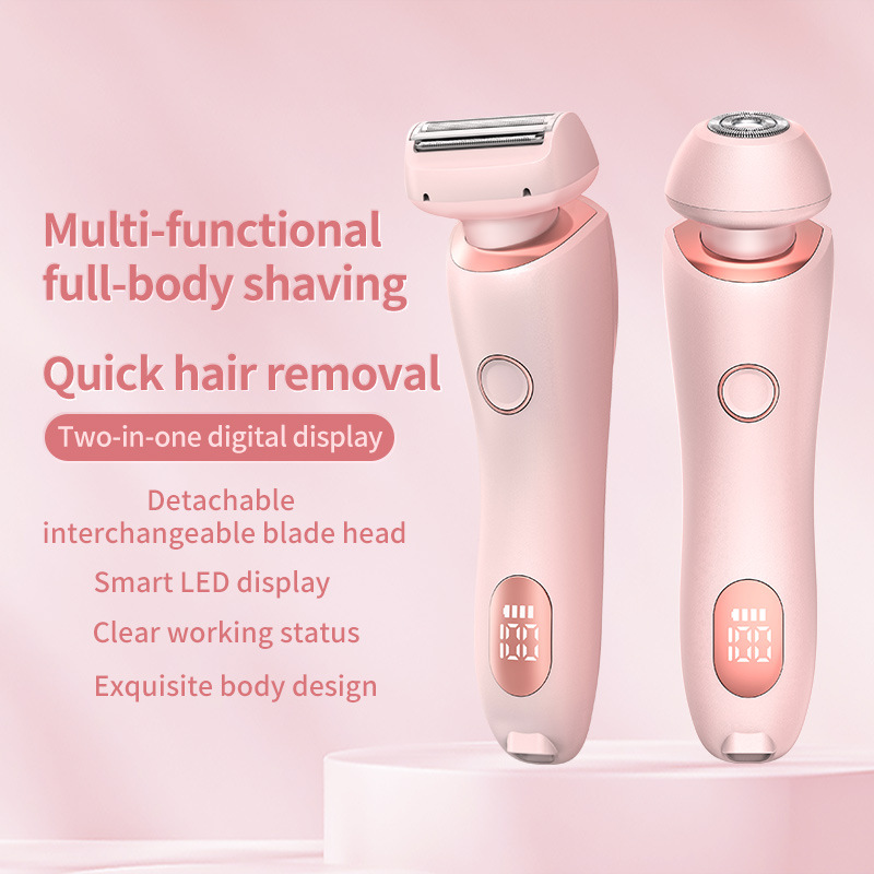 Title 1, 2 In 1 Hair Removal Epilator USB Rechargeable T...