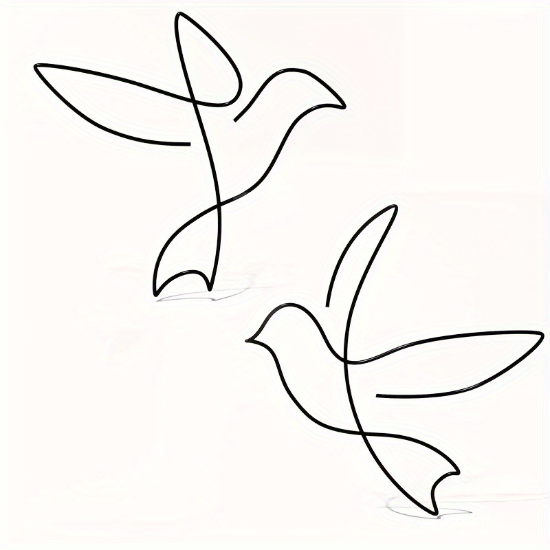 Title 1, Modern Wrought Iron Peace Dove Interior Decorat...