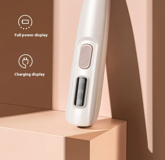 Cordless Pet Paw Trimmer with LED Light, Rechargeable Dog and Cat Hair Clipper - detail photo 8