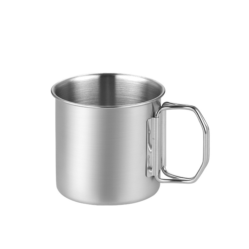 Title 2, 304 Stainless Steel Folding Retro Mug