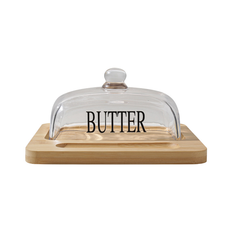 Title 6, Glass Cover Cheese Butter Cheese Cake Dessert Box