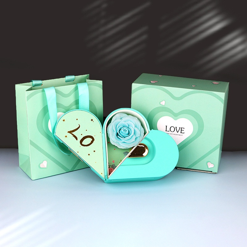 Title 9, Love Jewelry Box Double Open Gift Box