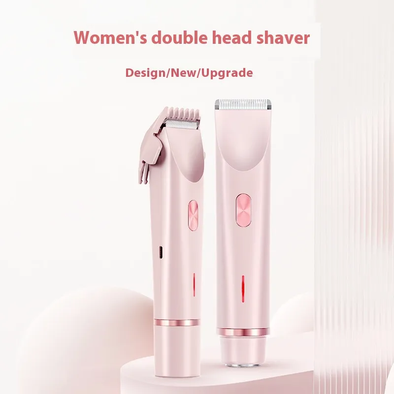 2 In 1 Hair Remover Women's Double Head Shaver View 3