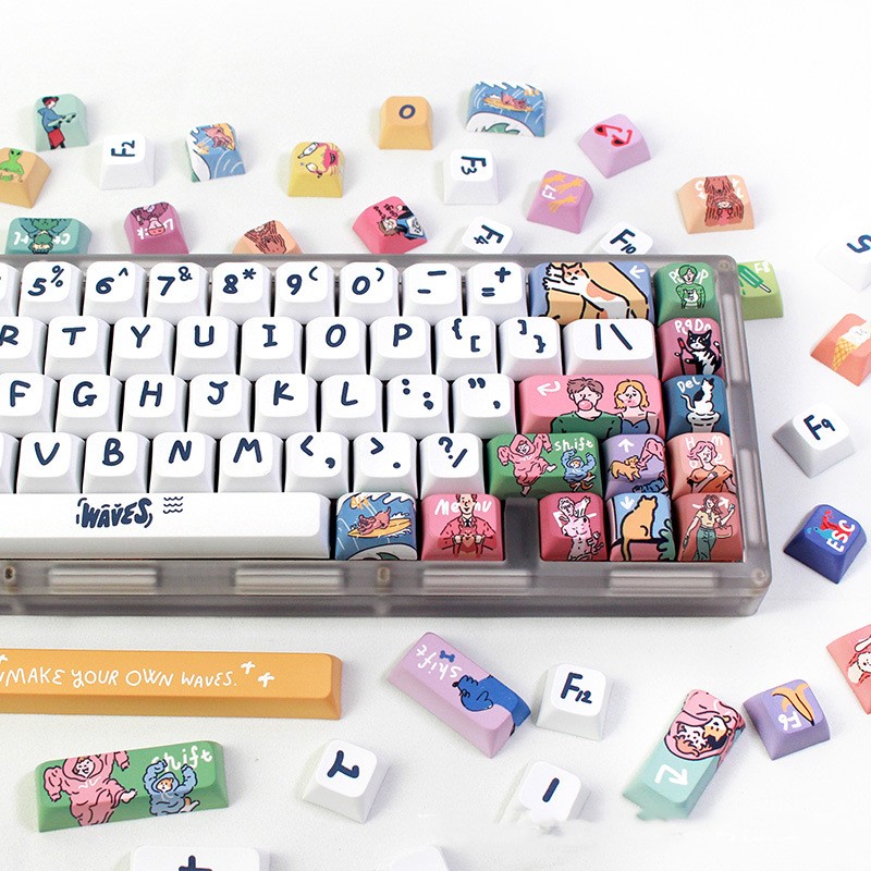 Title 1, PBT Sublimation Key Cap Mechanical Keyboard