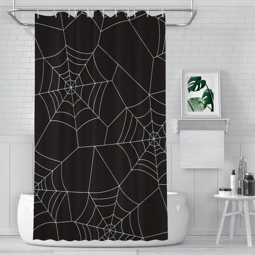 Title 1, Printed Shower Curtain Bathroom Partition