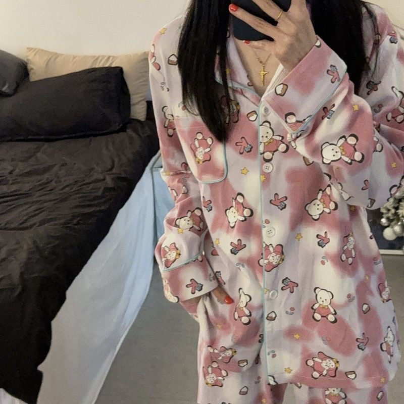 Title 1, Japanese Sweet Cartoon Long Sleeved Pajamas For...