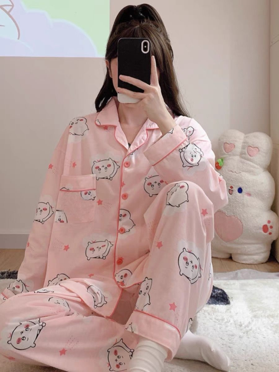 Title 3, Japanese Sweet Cartoon Long Sleeved Pajamas For...