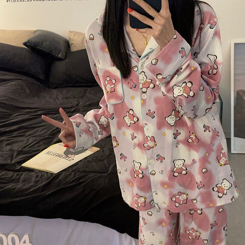 Title 4, Japanese Sweet Cartoon Long Sleeved Pajamas For...