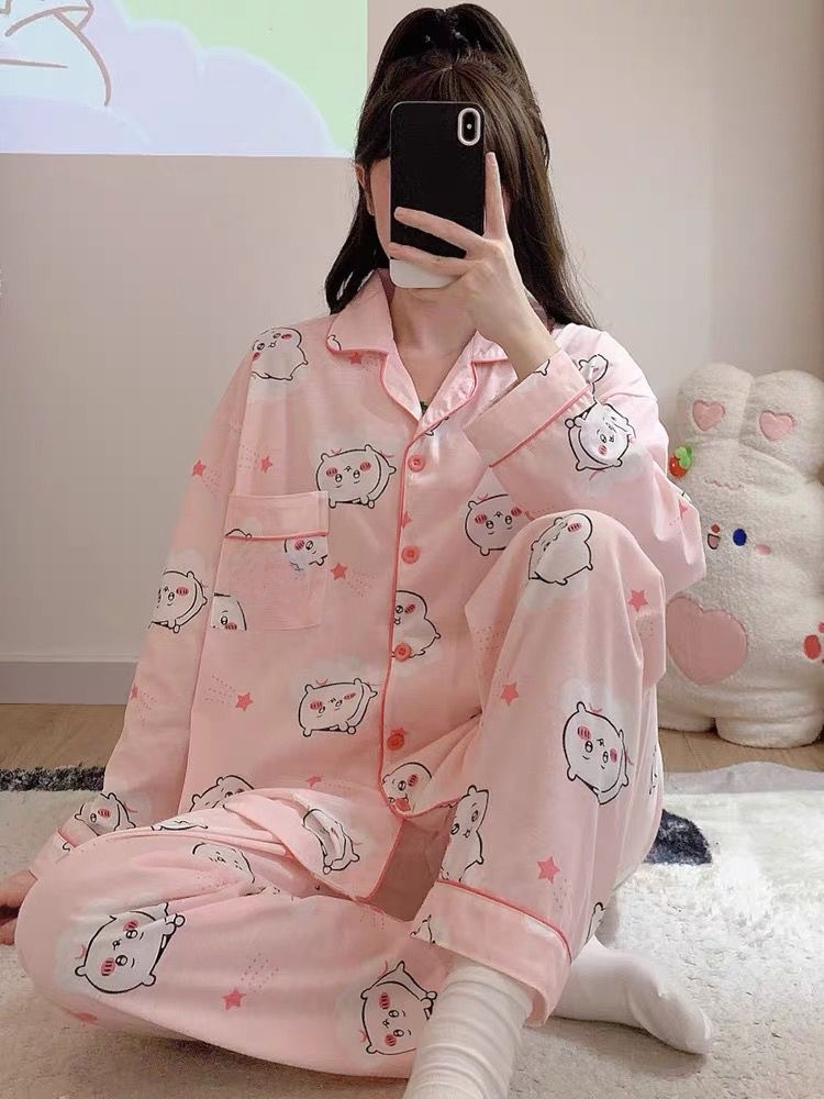 Title 6, Japanese Sweet Cartoon Long Sleeved Pajamas For...