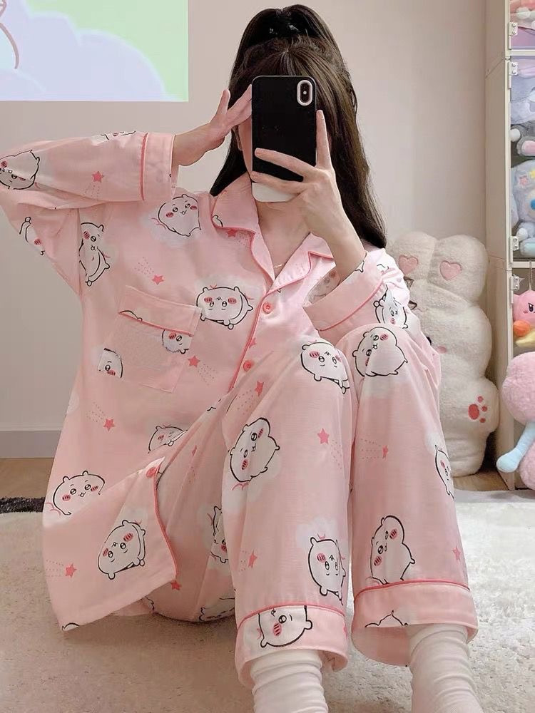 Title 7, Japanese Sweet Cartoon Long Sleeved Pajamas For...